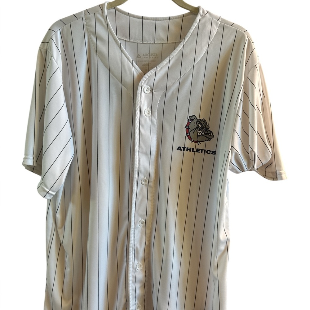 Augusta Sportswear Men’s Gonzaga University Size Large Bulldogs Baseball Jersey‎